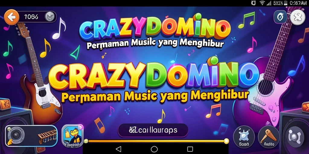 Tampilan menarik dari gameplay CRAZYDOMINO yang penuh warna.