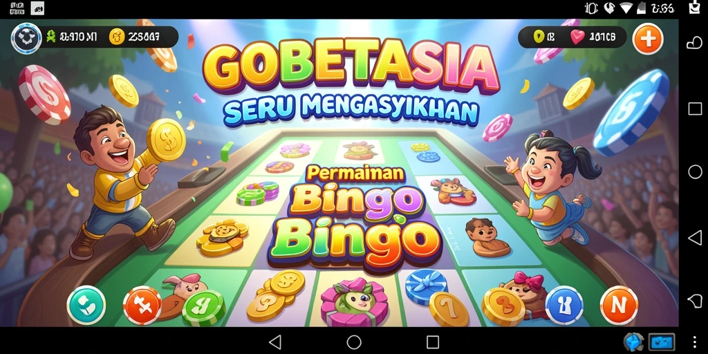 Screenshot utama GOBETASIA menampilkan pemain menikmati permainan Bingo.