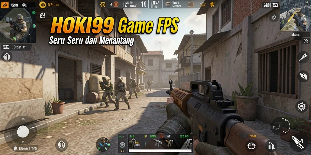 Tangkapan layar gameplay HOKI99 yang menampilkan aksi seru di medan perang.