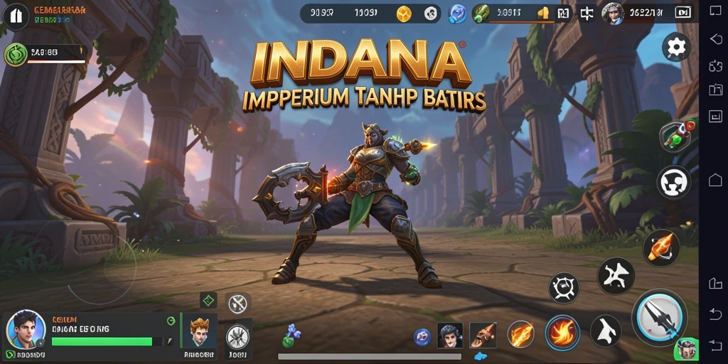 Tampilkan gameplay seru dan menyenangkan INDAAA di layar.