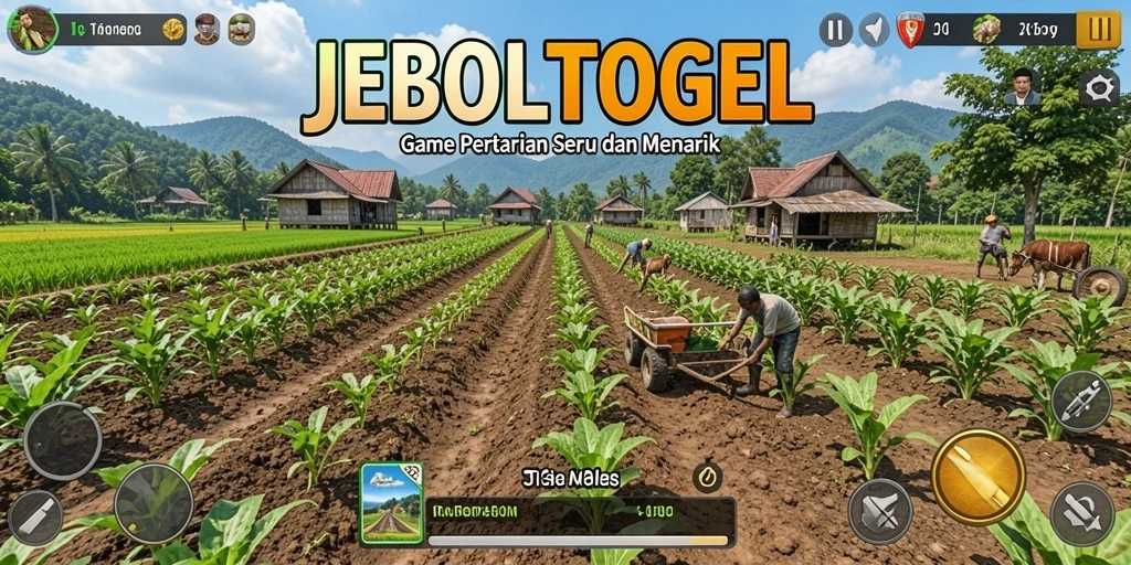 Tampilan gameplay pertanian JEBOLTOGEL yang menarik dan seru.