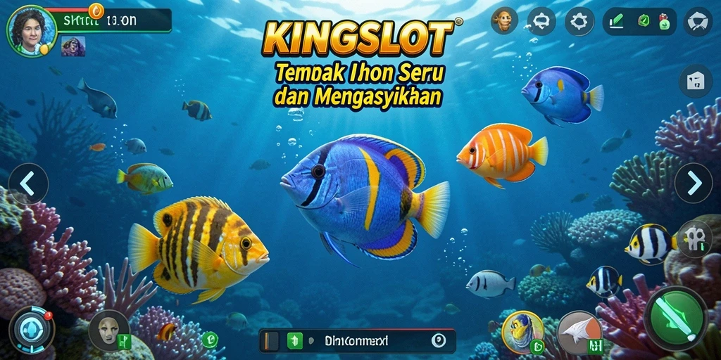 Tangkapan layar KINGSLOT menampilkan aksi seru dalam permainan Tembak Ikan.