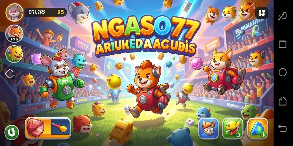 Tampilan seru gameplay NGASO77 dengan berbagai tantangan arcade.