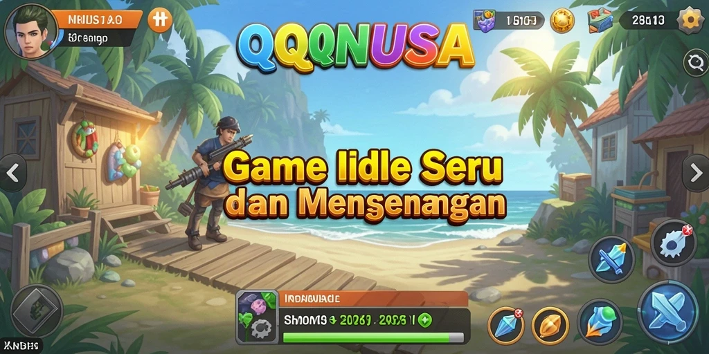 Tampilan gameplay QQNUSA yang menarik dan menyenangkan.