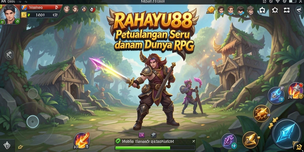Tangkapan layar RAHAYU88 menampilkan aksi pertarungan yang mendebarkan dalam gameplay RPG.