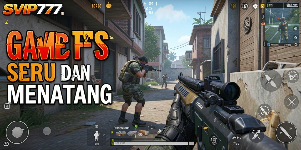 Gameplay seru dengan aksi tembak-tembak yang intens di SVIP777.