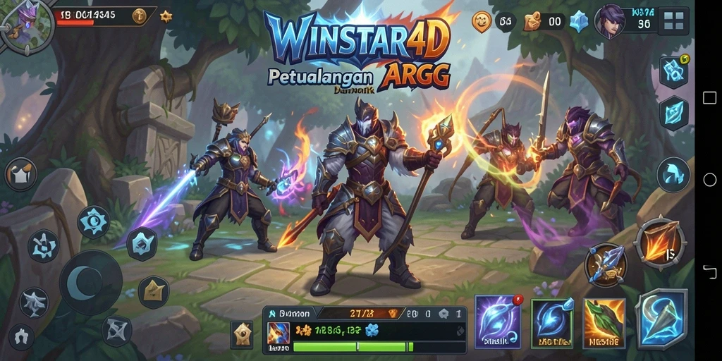 Tampilan gameplay menarik di dunia penuh petualangan ARPG.